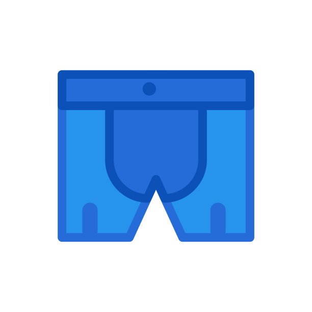 内裤男现代面料内衣图标矢量图片下载