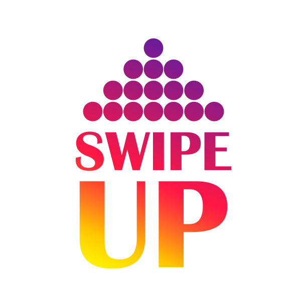 上下滑动箭头矢量图标设置。调出矢量隔离符号。手指滑动箭头打开页面。矢量图图片下载