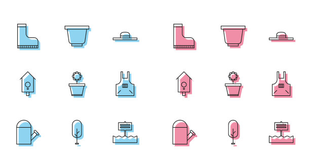 设置行浇水罐树防水橡胶图片下载