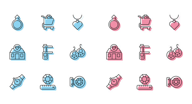 集行腕表宝石宝石钻石图片下载