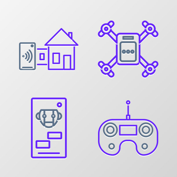 设定线遥控机器人无人机飞行与图片下载