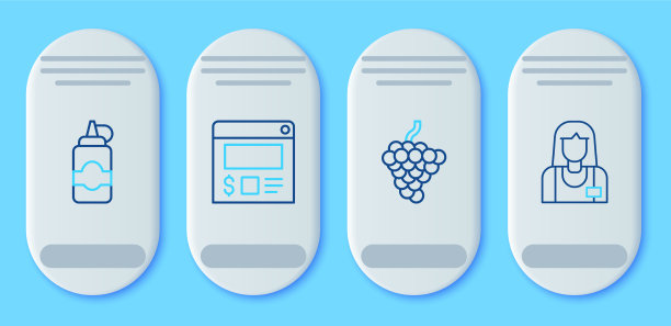 设置线上订购和配送葡萄水果图片下载