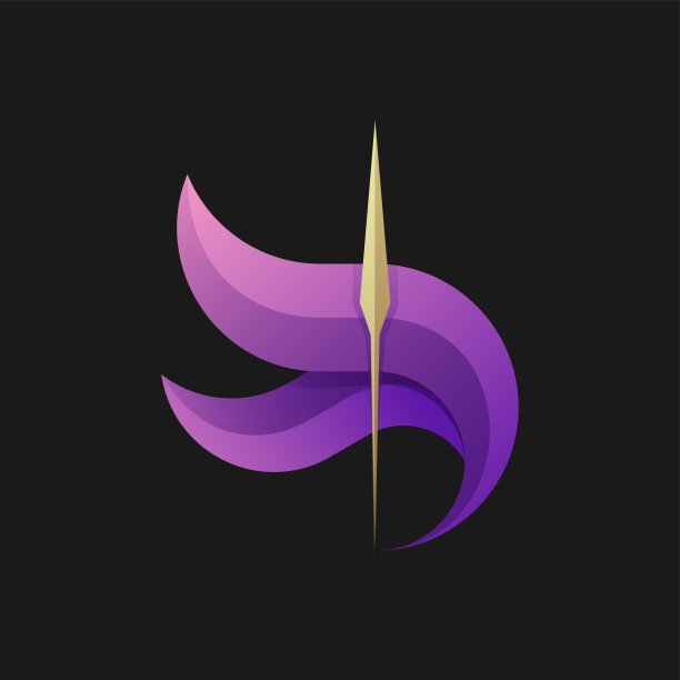 矢量插图螺纹天赋梯度彩色风格。图片下载