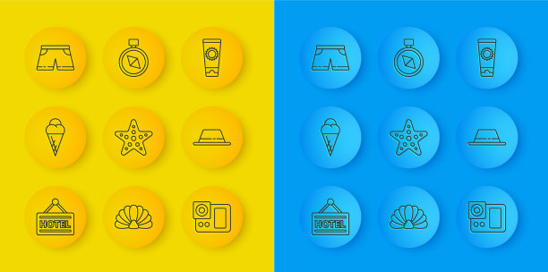 设置行招牌与文字酒店冰淇淋图片下载