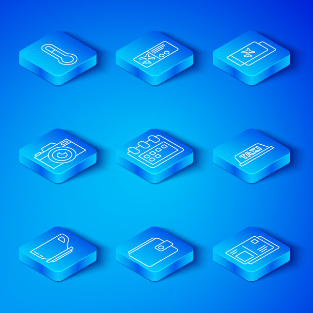 集行咖啡杯日历钱包出租车图片下载