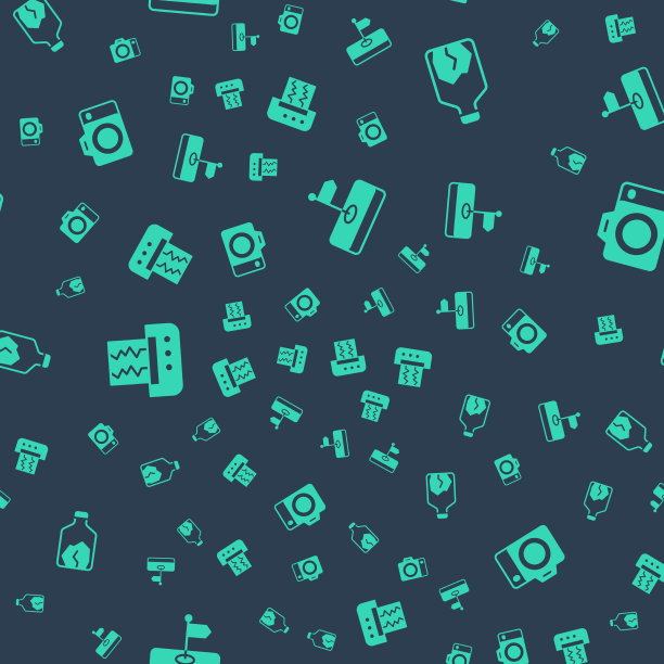 设置旗矿开采地震仪和照相相机图片下载