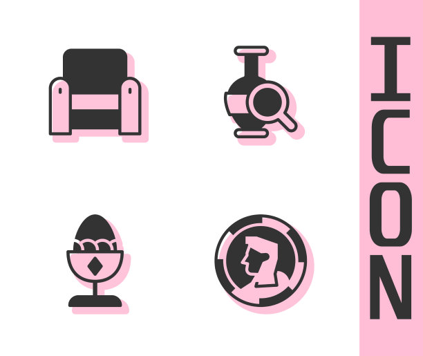 把古钱币扶手椅上的鸡蛋放在架子上图片下载