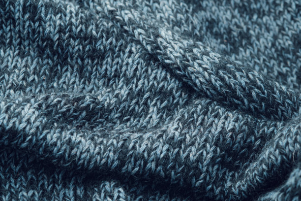 纹理针织背景。折叠的针织羊毛织物特写。图片下载