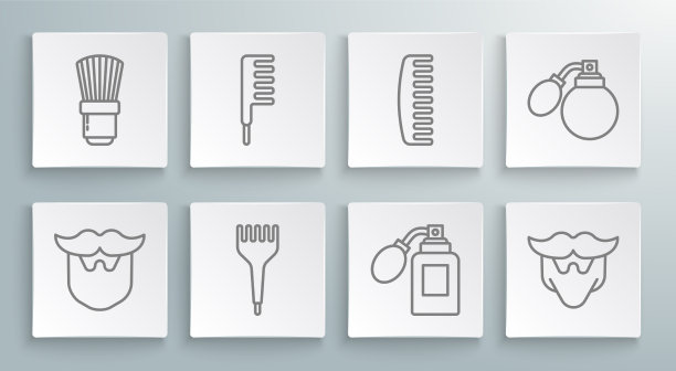 设置线胡子和胡子发刷须后水图片下载