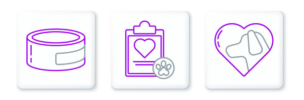 用狗罐头和剪贴板设置线心图片下载