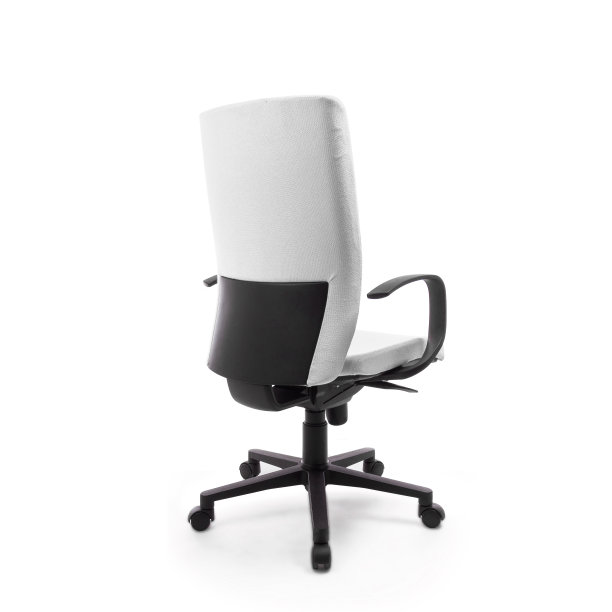 办公扶手椅孤立在白色上图片下载