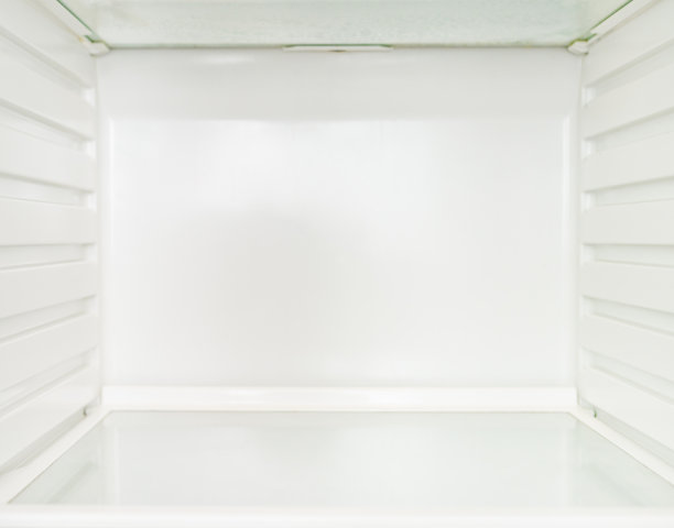 清空冰箱货架作为复印空间图片下载