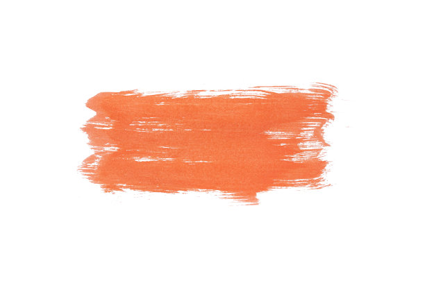 油漆刷设置隔离在白色背景的标志和横幅。笔画，设计，创意，和插图。图片下载