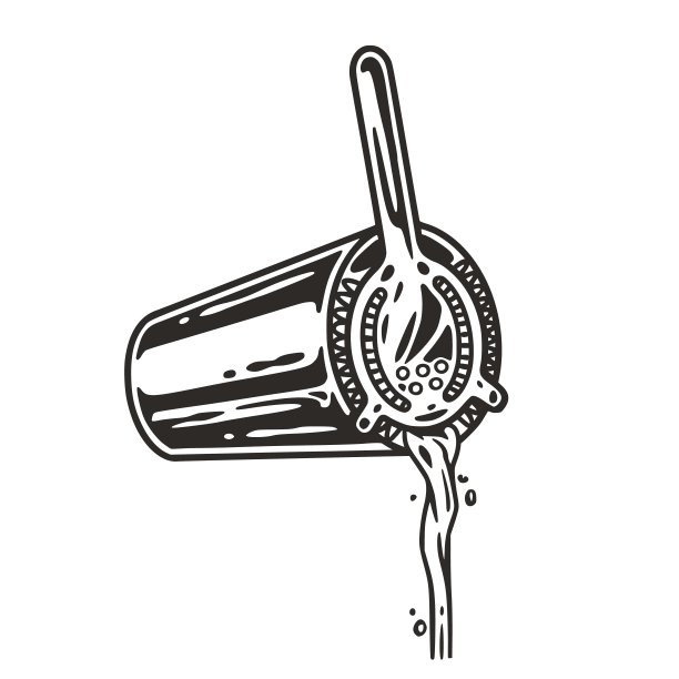 调酒用的波士顿摇酒器。铬金属鸡尾酒吧工具与霍桑过滤器酒吧服务员图片下载