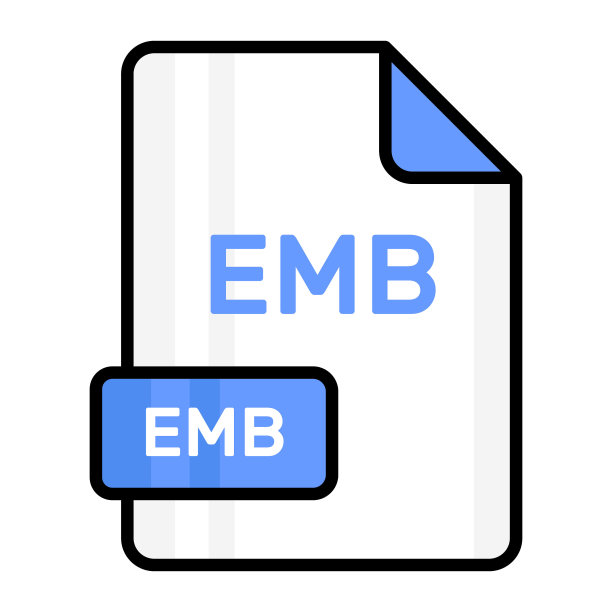 EMB文件矢量图标图片下载