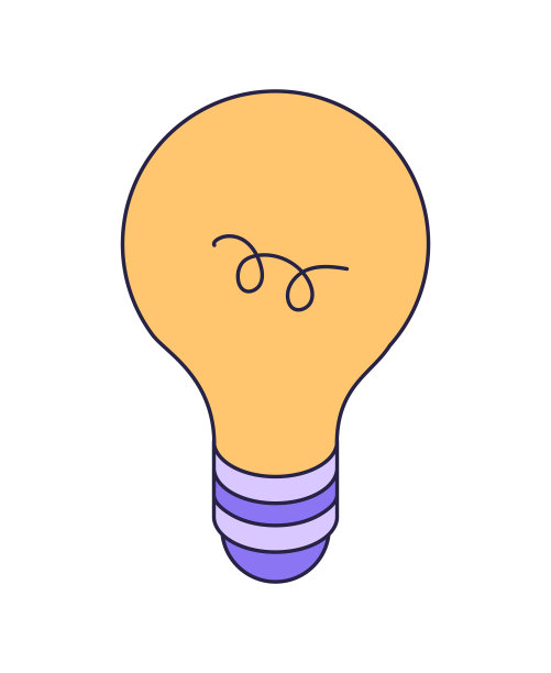 等距风格的灯泡。创新概念，创意，创意创意的产生，创新技术的发明。电灯泡。矢量图图片下载