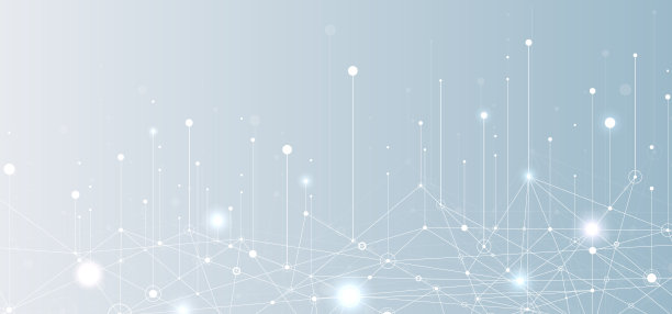 大数据可视化信息背景。社交网络概念。连接向量背景。图片下载