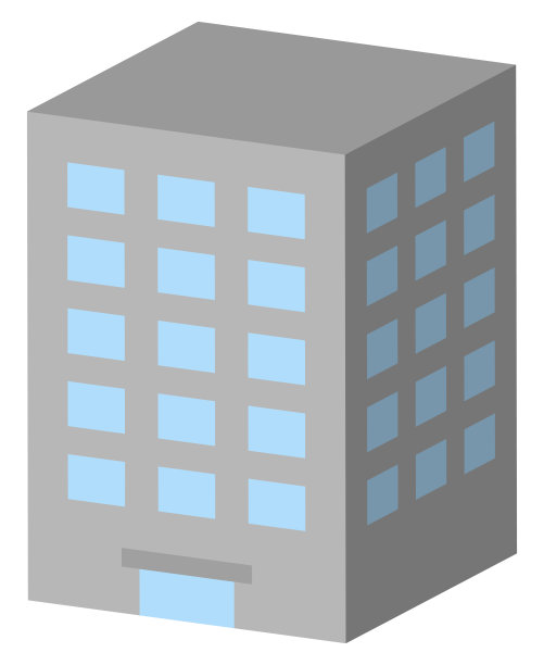 建筑隔离矢量图。图片下载