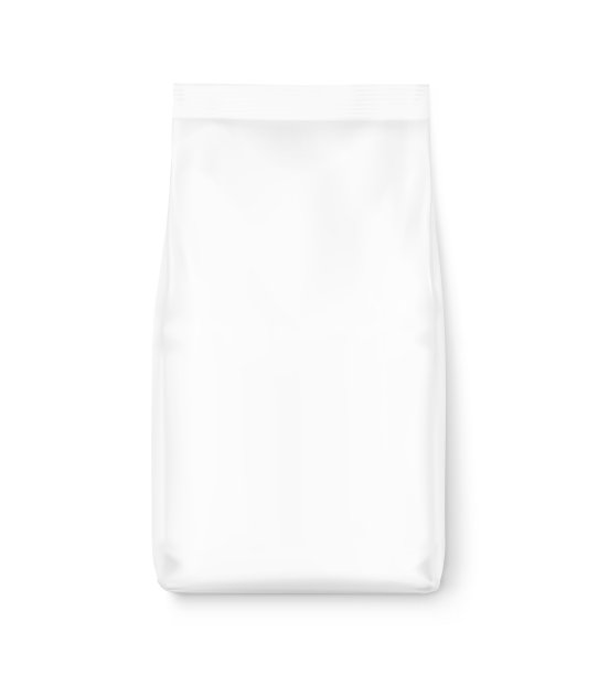 现实的食品袋孤立的白色背景。图片下载