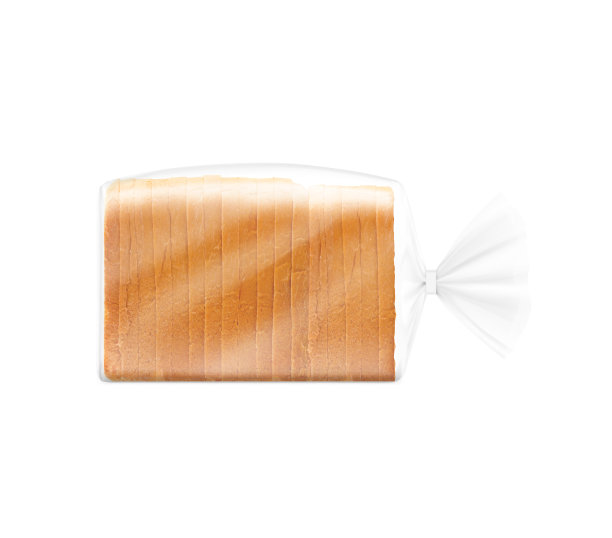 面包包装模型与夹带。矢量插图孤立的白色背景准备和简单的用于您的设计。图片下载