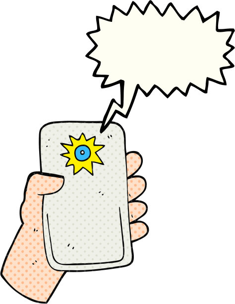 手绘漫画书演讲泡泡卡通相机拍照图片下载