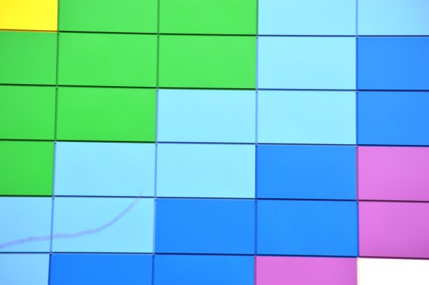 多色的墙图片下载