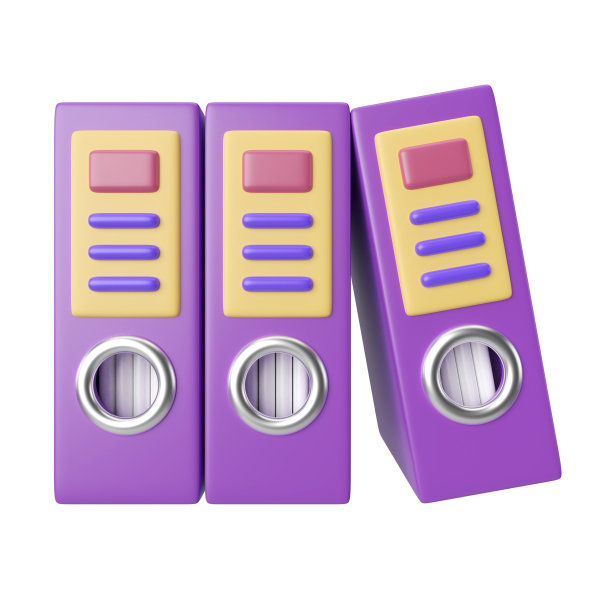 Binder 3D插图图标图片下载