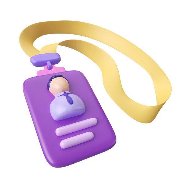 挂绳3D插图图标图片下载