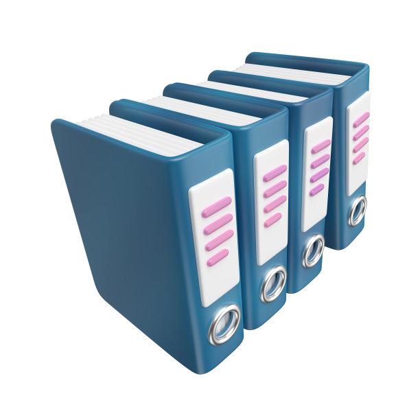 Binder 3D插图图标图片下载