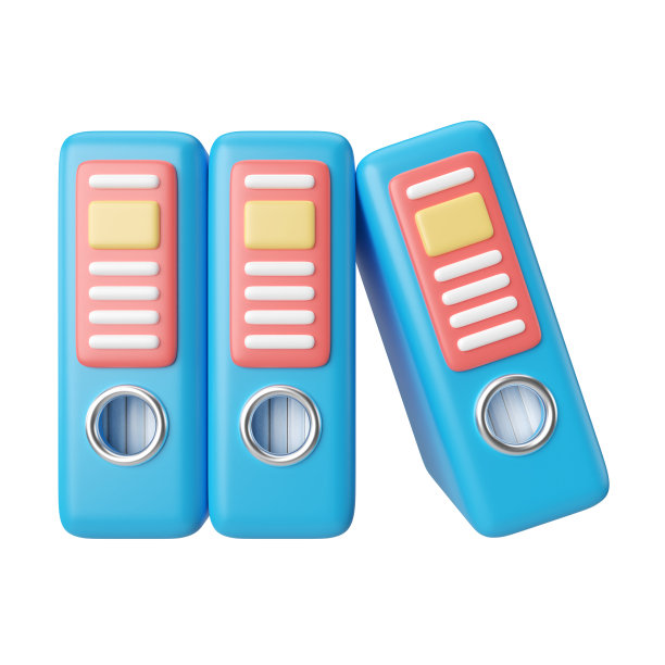 Binder 3D插图图标图片下载