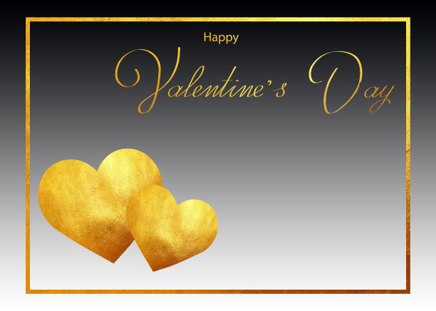 情人节精美贺卡，也可用作宣传单或banner图片下载