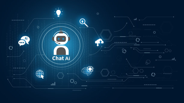 ChatGPT聊天与人工智能或人工智能。智能AI或人工智能，使用OpenAI开发的人工智能聊天机器人。图片下载