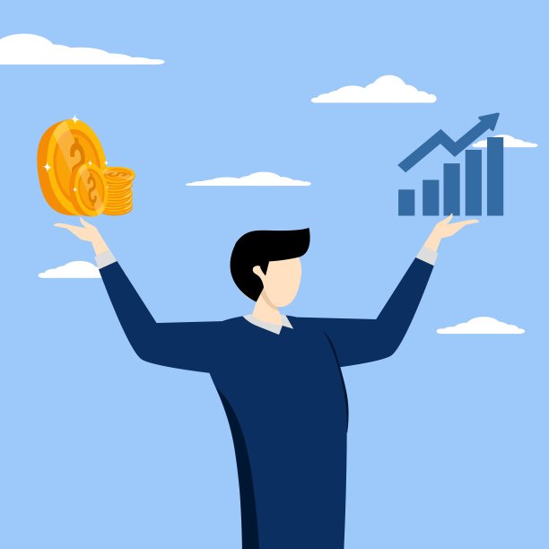 投资风格的比较，专业人士选择资产赚取或利润的市场概念。图片下载