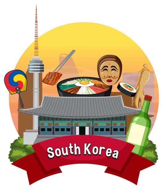 朝鲜元素民族传统象征图片下载