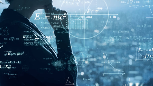 科学技术理念。思维的科学家。图片下载