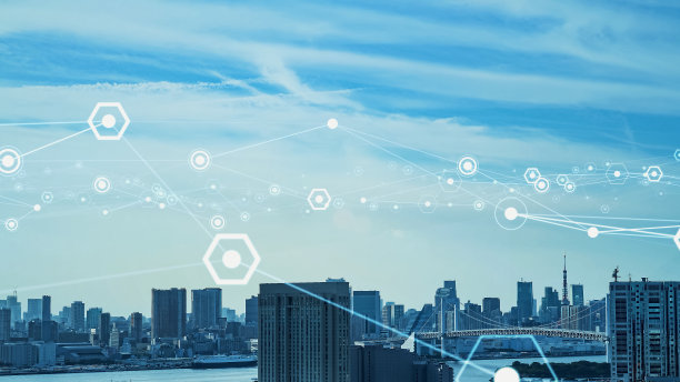 全球通信网络概念。全球业务。IoT(物联网)概念。图片下载