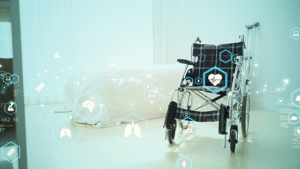 医疗技术概念。照料家庭。康复。图片下载