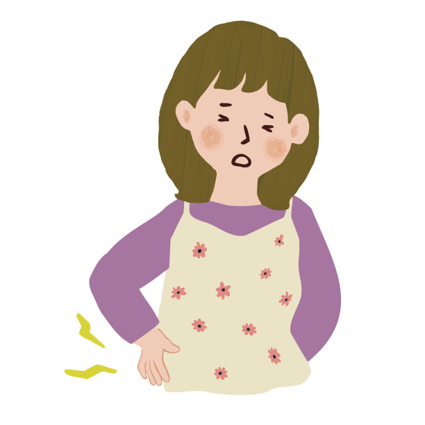 腰痛，经期痛，腰痛，姿势紧张图片下载