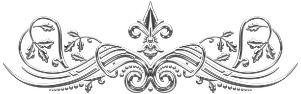 装饰艺术银色边框与橡木树枝图片下载