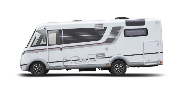 汽车之家侧视图孤立的白色背景图片下载