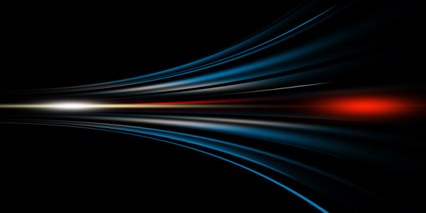 现代抽象高速光效。技术未来动态运动。运输车辆在公路上行驶的明亮线条闪闪发光图片下载