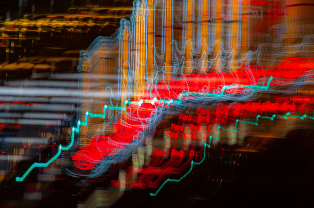 抽象的彩色霓虹灯图片下载