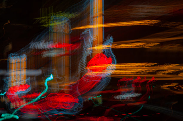 抽象的彩色霓虹灯图片下载