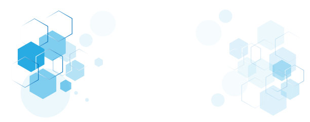 几何抽象背景与蓝色六边形。结构分子与通讯。科学、技术和医学概念。矢量图图片下载