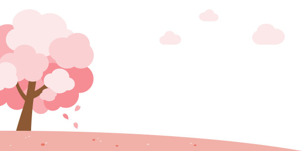 美丽的樱花框架材料图片下载