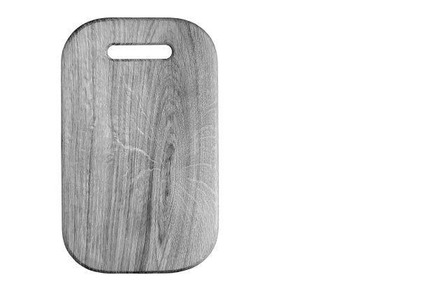 木制砧板孤立在白色背景上图片下载