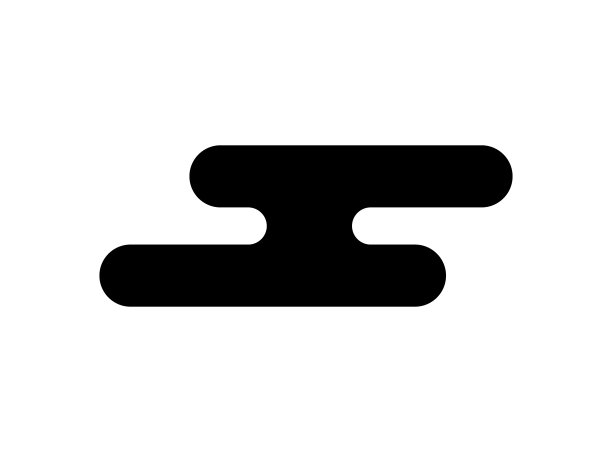 日式图标[云]矢量插图图片下载