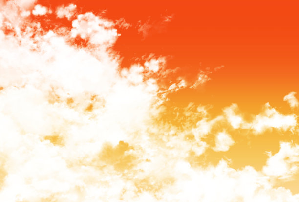 美丽的日落天空和云图片下载