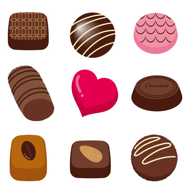 一口巧克力套装图片下载