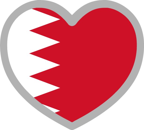 卡塔尔国旗图标矢量插图材料图片下载